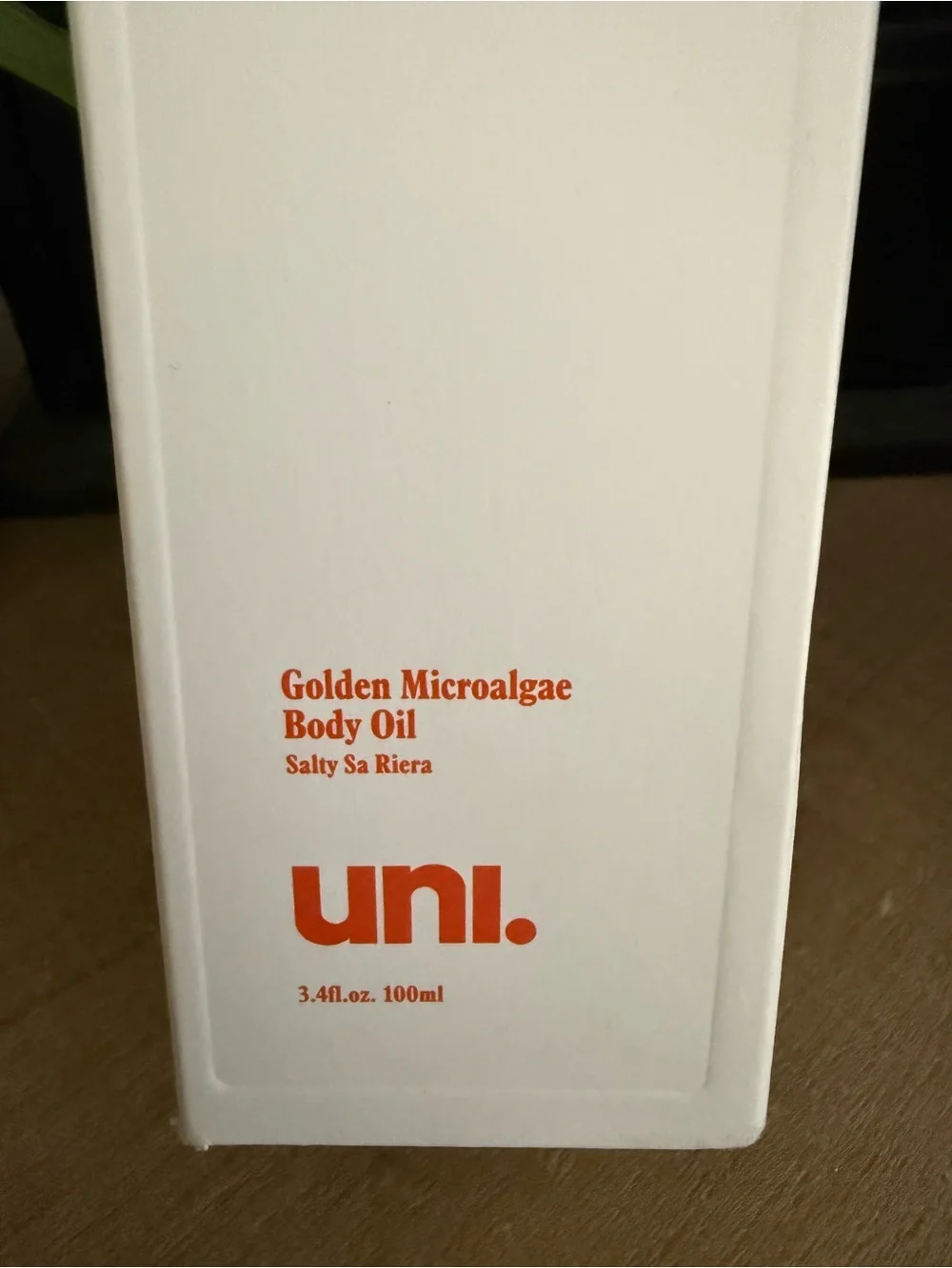 UNI Golden Microalgae Body Oil – NEW & SEALED – 3.4 oz / 100 mL
